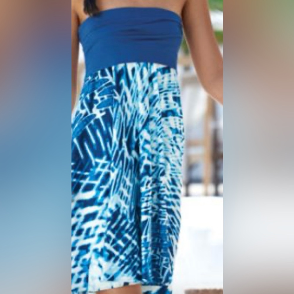 MARK -AVON- 3 way to wear strapless dress, skirt, or mini skirt. Like new!